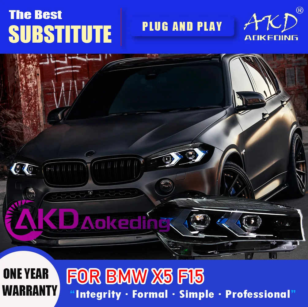 Фара AKD для BMW X5 F15, светодиодная фара 2013-2018, фары F16 X6 DRL, указатель поворота, дальний свет, проектор «ангельские глазки»
Фара AKD для BMW X5 F15, светодиодная фара 2013-2018, фары F16 X6 DRL, указатель поворота, дальний свет, проектор «ангельские глазки»