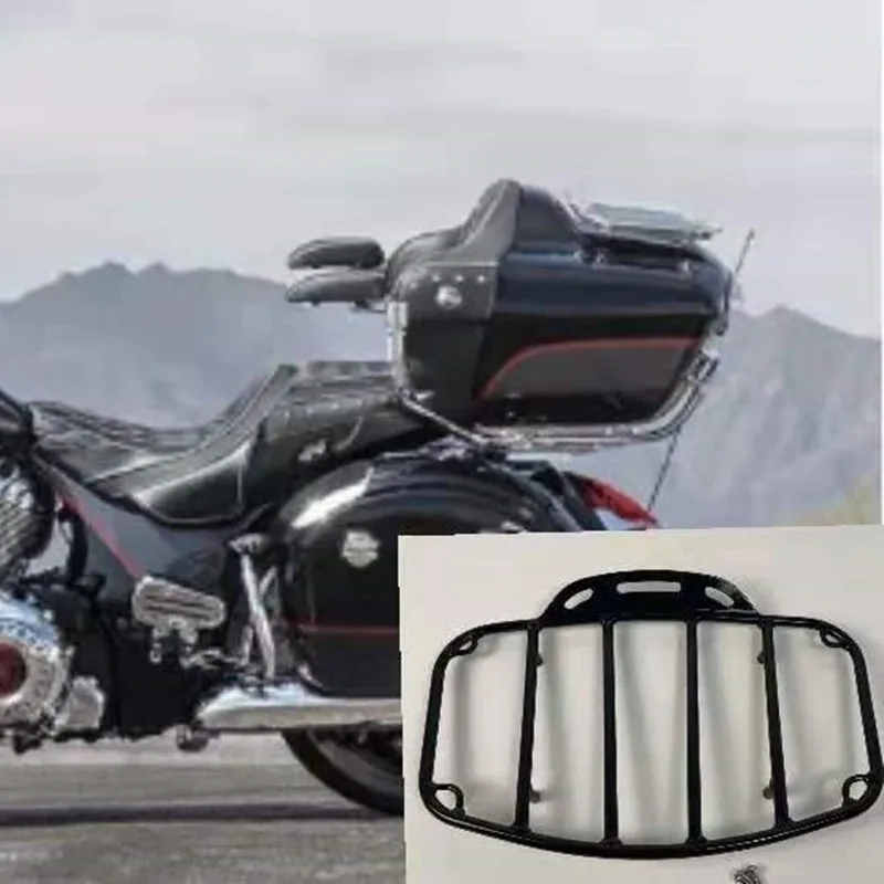 For indian Roadmaster Roadmaster EIite Roadmaster Dark Harse 14-22 Black chrome Luggage rack trunk
For indian Roadmaster Roadmaster EIite Roadmaster Dark Harse 14-22 Black chrome Luggage rack trunk
