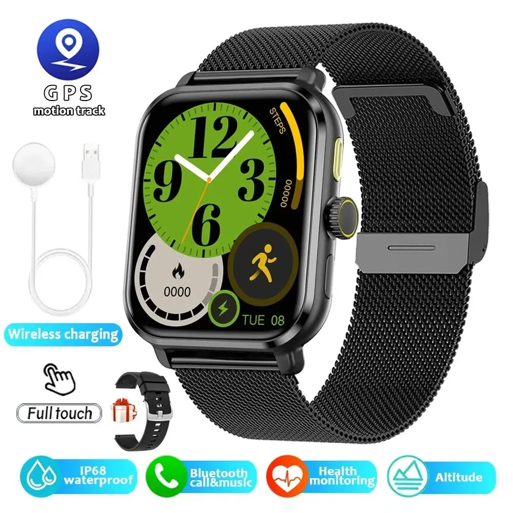 Smart Watch Women Man 1.85" HD Screen Heart Rate Health Watches Blood oxygen Men Smartwatch For Android IOS
Smart Watch Women Man 1.85" HD Screen Heart Rate Health Watches Blood oxygen Men Smartwatch For Android IOS
