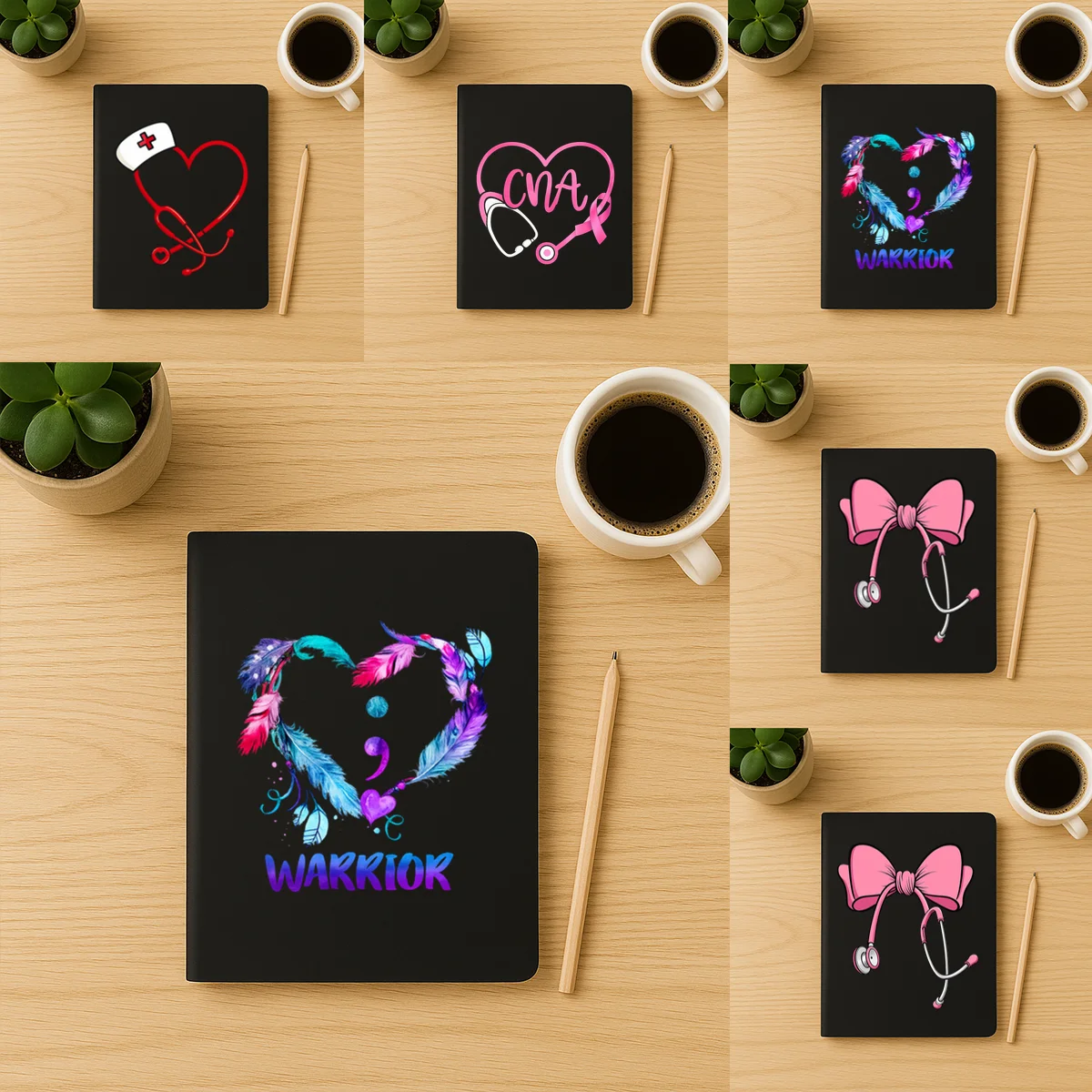 1 PC Nurse Themed PU Notebook - A5 Softcover Journal for CNA, Nurses & Healthcare Workers
1 PC Nurse Themed PU Notebook - A5 Softcover Journal for CNA, Nurses & Healthcare Workers
