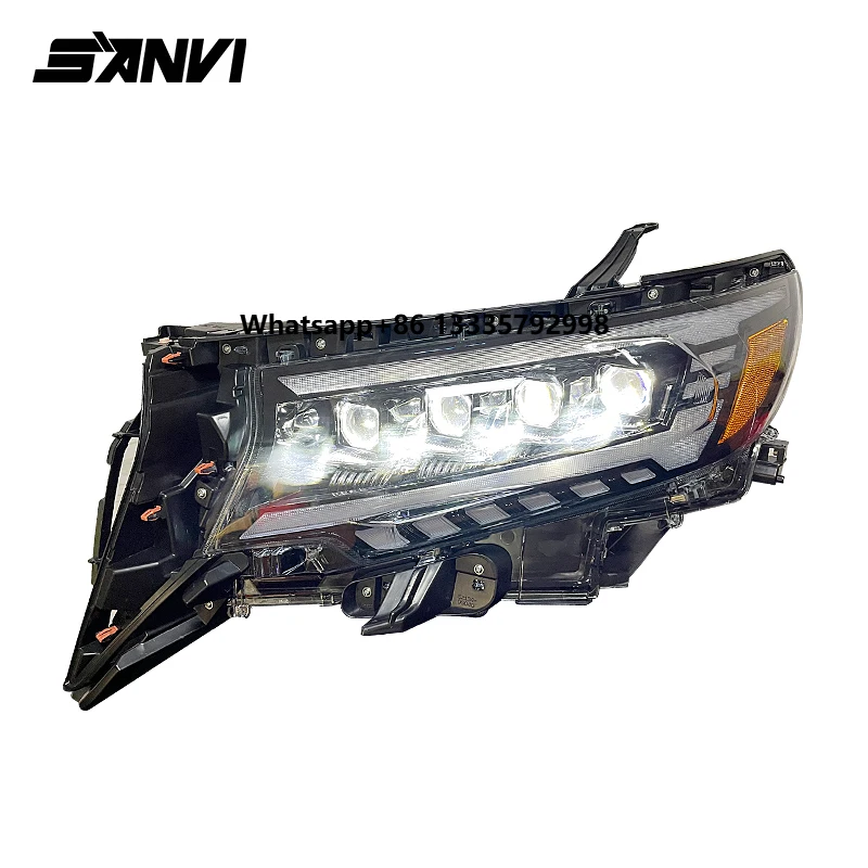 Sanvi Car Headlamp Auto Upgrade 4 Lens Eyes Turn Signals Front Head Light Lamp Drl Lens Headlight ForToyota Prado 2018
Sanvi Car Headlamp Auto Upgrade 4 Lens Eyes Turn Signals Front Head Light Lamp Drl Lens Headlight ForToyota Prado 2018