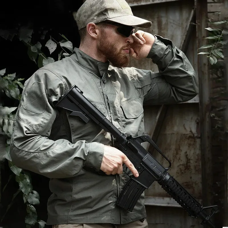 New Autumn Multi-pocket Shirt Jacket Scout Shirt Men's Long-sleeved Outdoor Breathable Camouflage Shirt
New Autumn Multi-pocket Shirt Jacket Scout Shirt Men's Long-sleeved Outdoor Breathable Camouflage Shirt