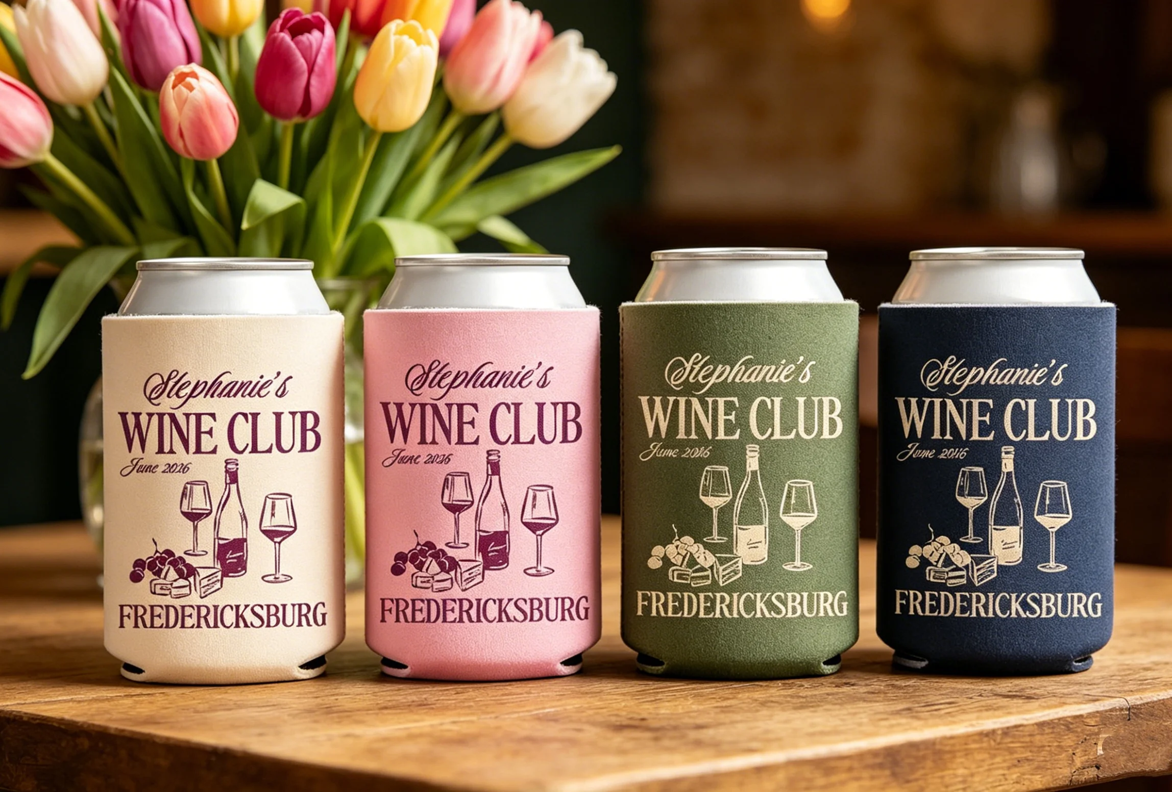 10/20/30pcs Custom Winery Bachelorette Party Favors, Regular and Slim Drink Can Sleeves for the Party Crew and Guests
10/20/30pcs Custom Winery Bachelorette Party Favors, Regular and Slim Drink Can Sleeves for the Party Crew and Guests
