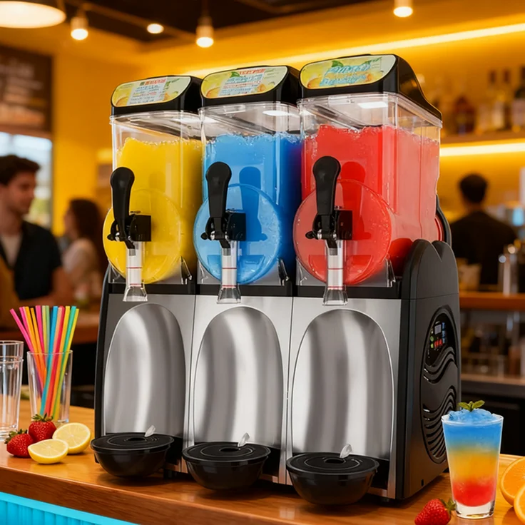 Лидер продаж: Коммерческая итальянская машина для приготовления слякоти (слэш) на 12 литров, многокамерная, с хладагентом R290
Лидер продаж: Коммерческая итальянская машина для приготовления слякоти (слэш) на 12 литров, многокамерная, с хладагентом R290