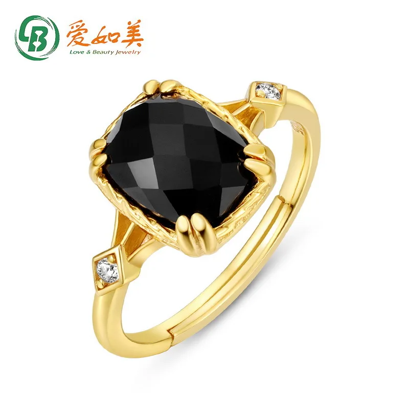 18K Gold PT950 Platinum Silver Plated 7-layer Gold New Index Finger Ring with Small Fragrance and Ethnic Style Agate Ring
18K Gold PT950 Platinum Silver Plated 7-layer Gold New Index Finger Ring with Small Fragrance and Ethnic Style Agate Ring