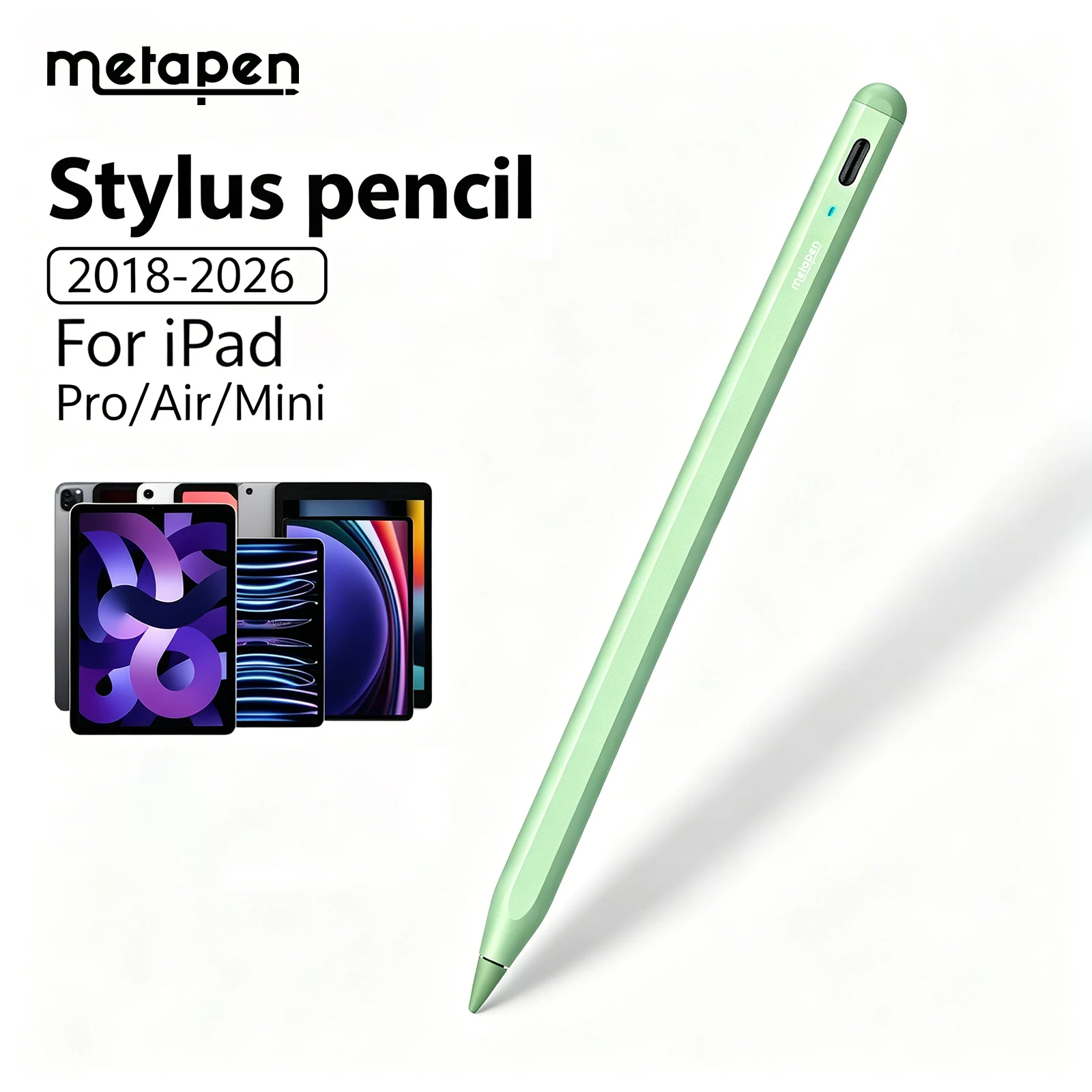 Metapen Stylus For Apple Pencil Faster Charging Palm Rejection Stylus Pen for iPad a16/11/10/9/8/7/6th Gen Accessories for iPad
Metapen Stylus For Apple Pencil Faster Charging Palm Rejection Stylus Pen for iPad a16/11/10/9/8/7/6th Gen Accessories for iPad