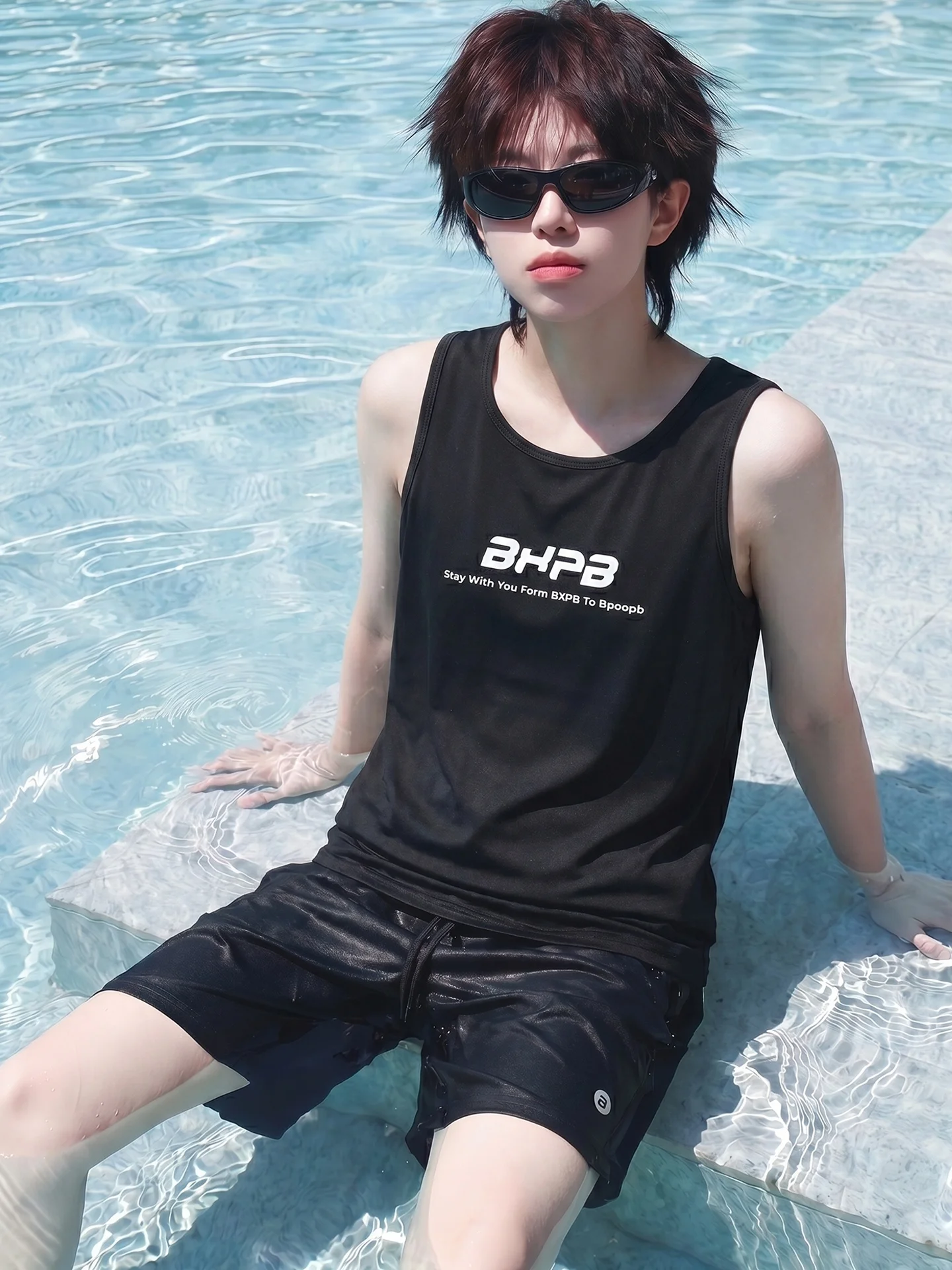 Fitness Crop Top Tank Top Unisex Summer Vacation Style Small Chest Appears Large Slimming Beachwear Separate Swimsuit Set
Fitness Crop Top Tank Top Unisex Summer Vacation Style Small Chest Appears Large Slimming Beachwear Separate Swimsuit Set