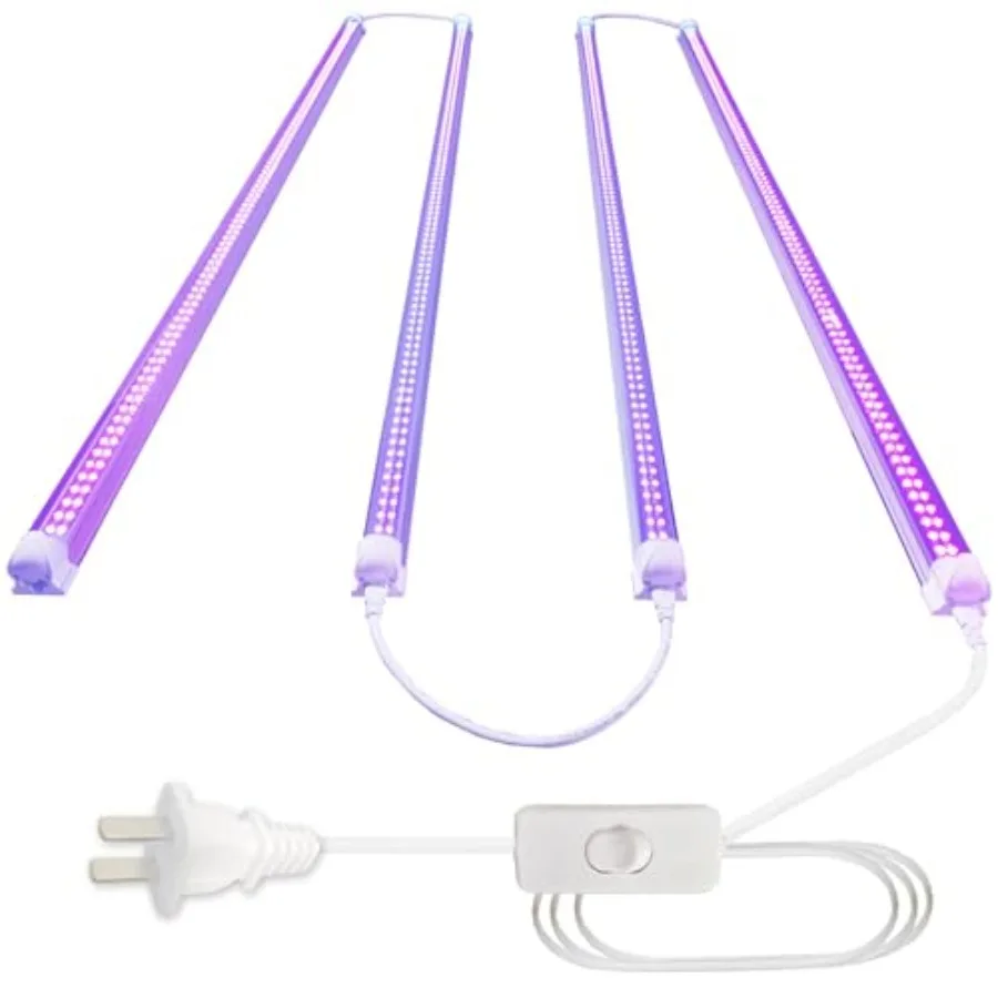 4PACK Linkable 4Feet Black Light Bar LED 40W Integrated T8 Bulb Blacklight Fixture UVA 395NM 400NM for Fluorescent Tapestry Pos
4PACK Linkable 4Feet Black Light Bar LED 40W Integrated T8 Bulb Blacklight Fixture UVA 395NM 400NM for Fluorescent Tapestry Pos