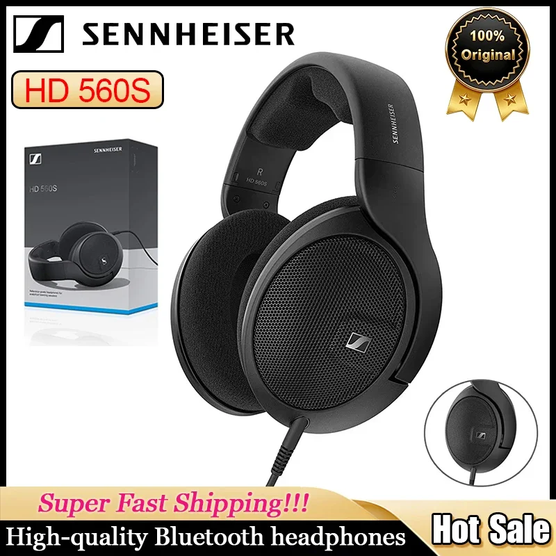 Оригинальные наушники Sennheiser HD 560s с нейтральным частотным откликом, открытыми амбушюрами и съемным кабелем.
Оригинальные наушники Sennheiser HD 560s с нейтральным частотным откликом, открытыми амбушюрами и съемным кабелем.