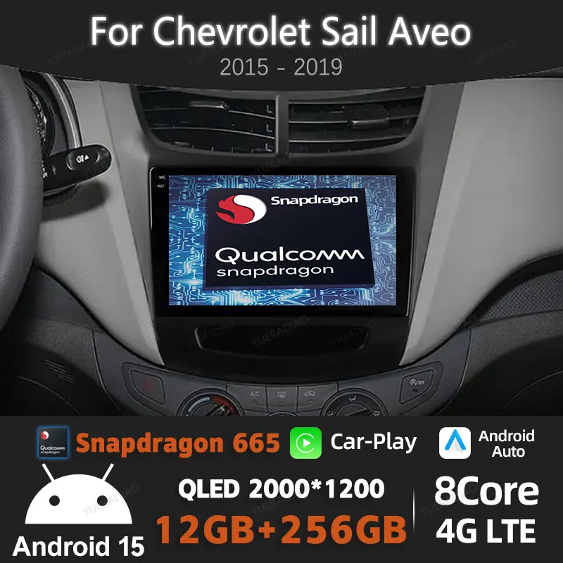 Android 15 Car Radio For Chevrolet Sail Aveo 2015 - 2019 Qualcomm GPS NAVI QLED Multimedia Stereo Video Player Head Unit BT 2DIN
Android 15 Car Radio For Chevrolet Sail Aveo 2015 - 2019 Qualcomm GPS NAVI QLED Multimedia Stereo Video Player Head Unit BT 2DIN