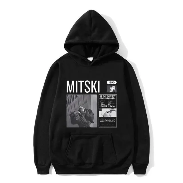 Mitski Print Hoodie Be The Cowboy Album Cover Sweatshirt Men Women Vintage Casual Hoodies Male Fashion Oversized Hoody Tracksuit
Mitski Print Hoodie Be The Cowboy Album Cover Sweatshirt Men Women Vintage Casual Hoodies Male Fashion Oversized Hoody Tracksuit