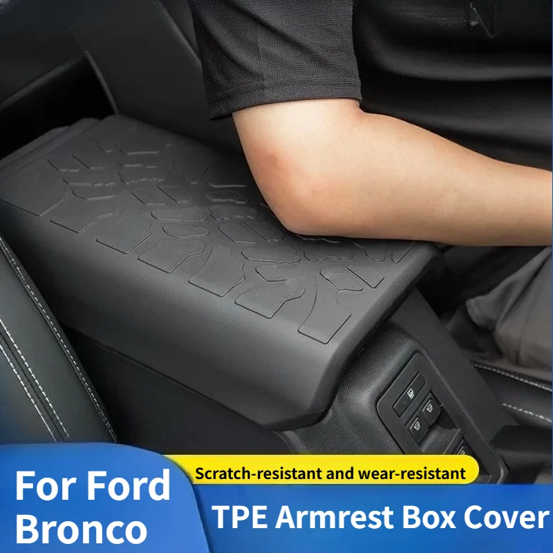 For Ford Bronco TPE Armrest Box Cover Car Central Armrest Box Protective Cover Interior Accessories
For Ford Bronco TPE Armrest Box Cover Car Central Armrest Box Protective Cover Interior Accessories
