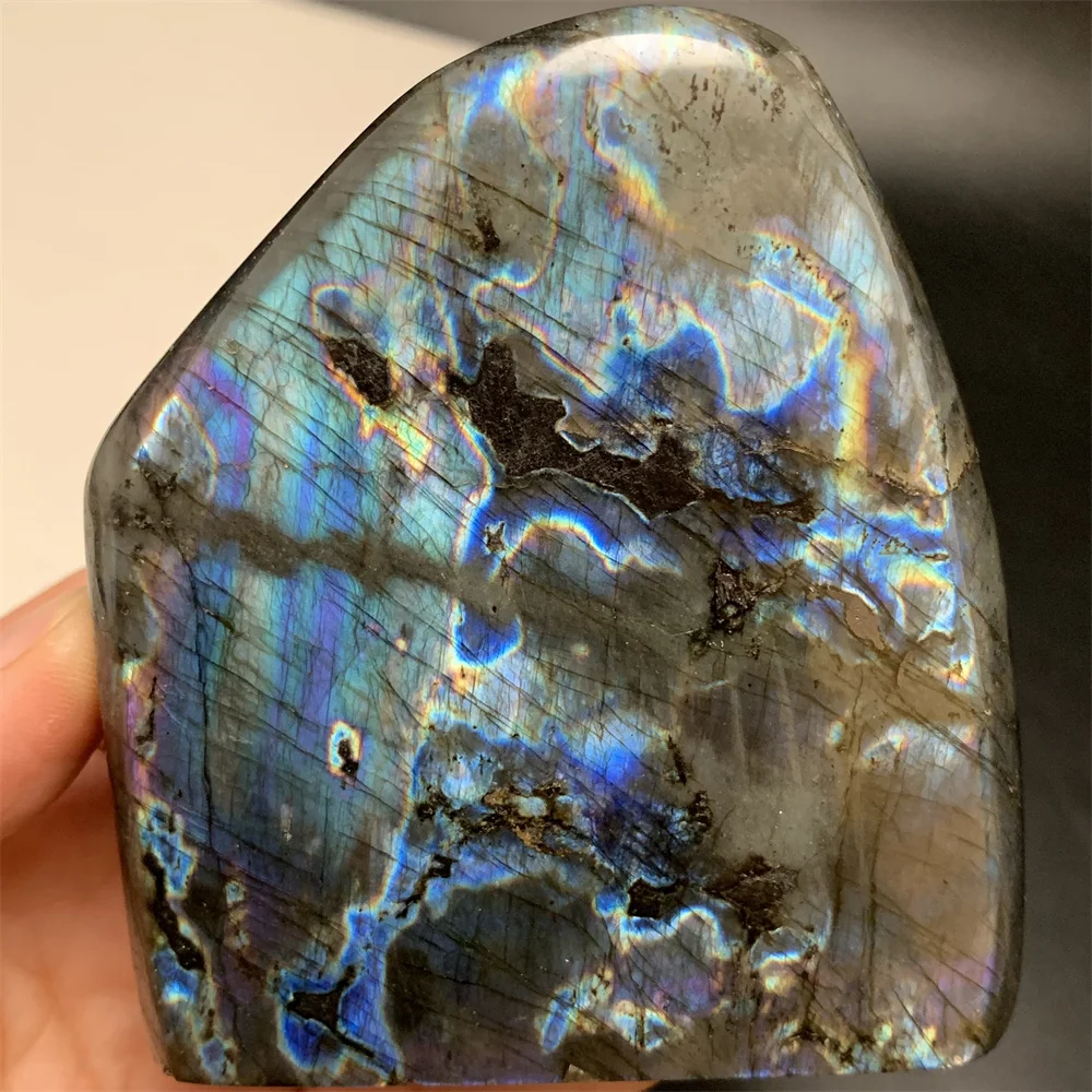 Natural Stunning Rainbow Purple Green Light Labradorite Specimens Standing Blue Orange Light Labradorite Ornament Colorful Stone
Natural Stunning Rainbow Purple Green Light Labradorite Specimens Standing Blue Orange Light Labradorite Ornament Colorful Stone