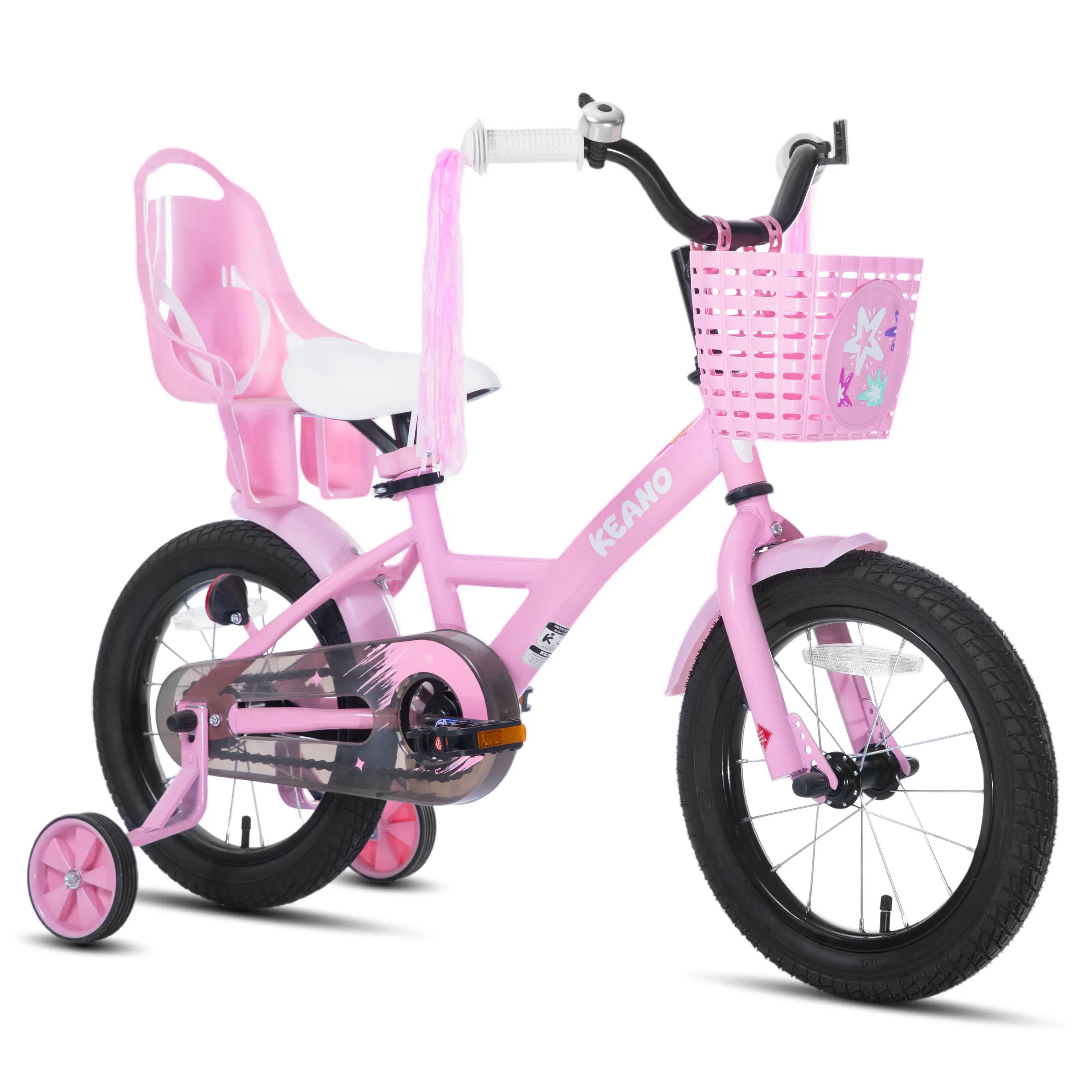 KEANO14 16 20 Inch Kids Bike for Girls Ages 3-10 Years, Girls' Bikes with Training Wheels, Streamers, Basket and Doll Seat
KEANO14 16 20 Inch Kids Bike for Girls Ages 3-10 Years, Girls' Bikes with Training Wheels, Streamers, Basket and Doll Seat