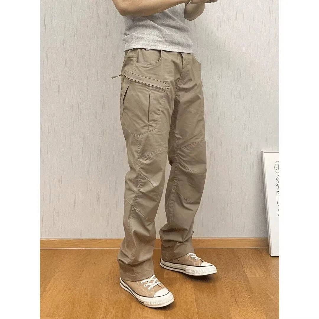 Summer Large Size Tactical Casual Pants Men's Outdoor Breathable Straight Leg Workwear Trousers with Multiple Pockets
Summer Large Size Tactical Casual Pants Men's Outdoor Breathable Straight Leg Workwear Trousers with Multiple Pockets