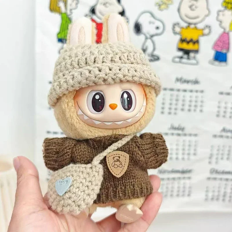 Мини-кукольная одежда 17 см, аксессуары для Labubu V1 V2 V3, полосатый комбинезон, шапки, очки, обувь, крутая красивая одежда, подарок 
Мини-кукольная одежда 17 см, аксессуары для Labubu V1 V2 V3, полосатый комбинезон, шапки, очки, обувь, крутая красивая одежда, подарок