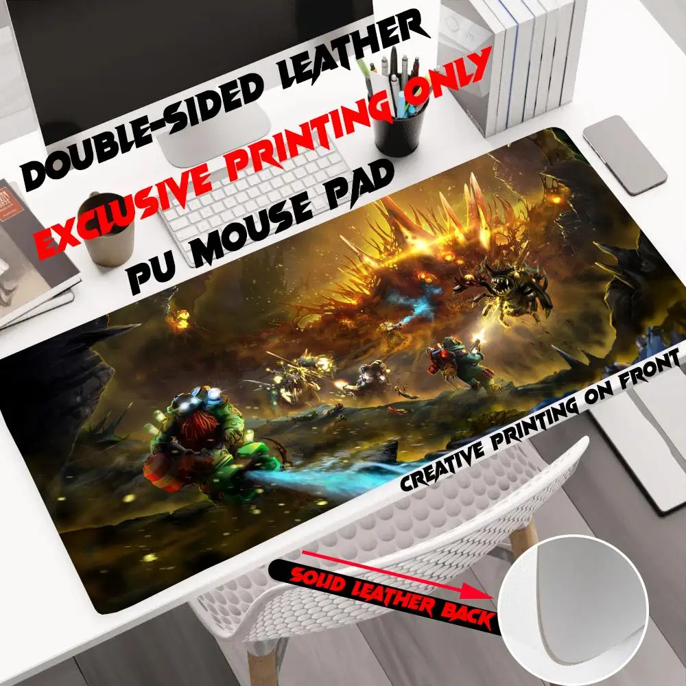 Hot First-person video game Deep Rock Galactic Mouse Pad Large Size Office Desk Protector Mat PU Leather Waterproof Mouse Pad Desktop
Hot First-person video game Deep Rock Galactic Mouse Pad Large Size Office Desk Protector Mat PU Leather Waterproof Mouse Pad Desktop