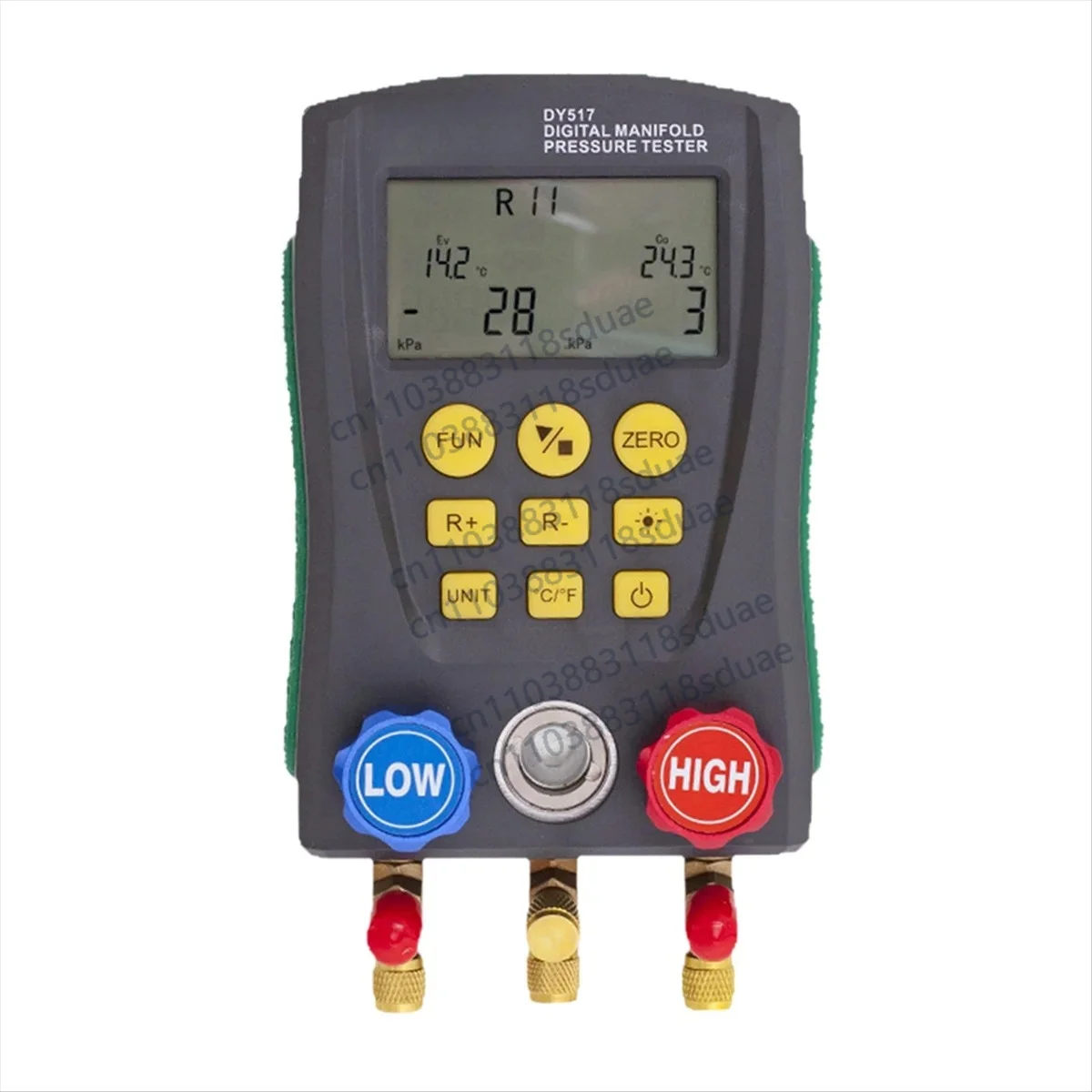 Pressure Gauge Refrigeration Manifold Tester Air Conditioning Temperature Tester Valves Tool Kit DY517 No Clip
Pressure Gauge Refrigeration Manifold Tester Air Conditioning Temperature Tester Valves Tool Kit DY517 No Clip