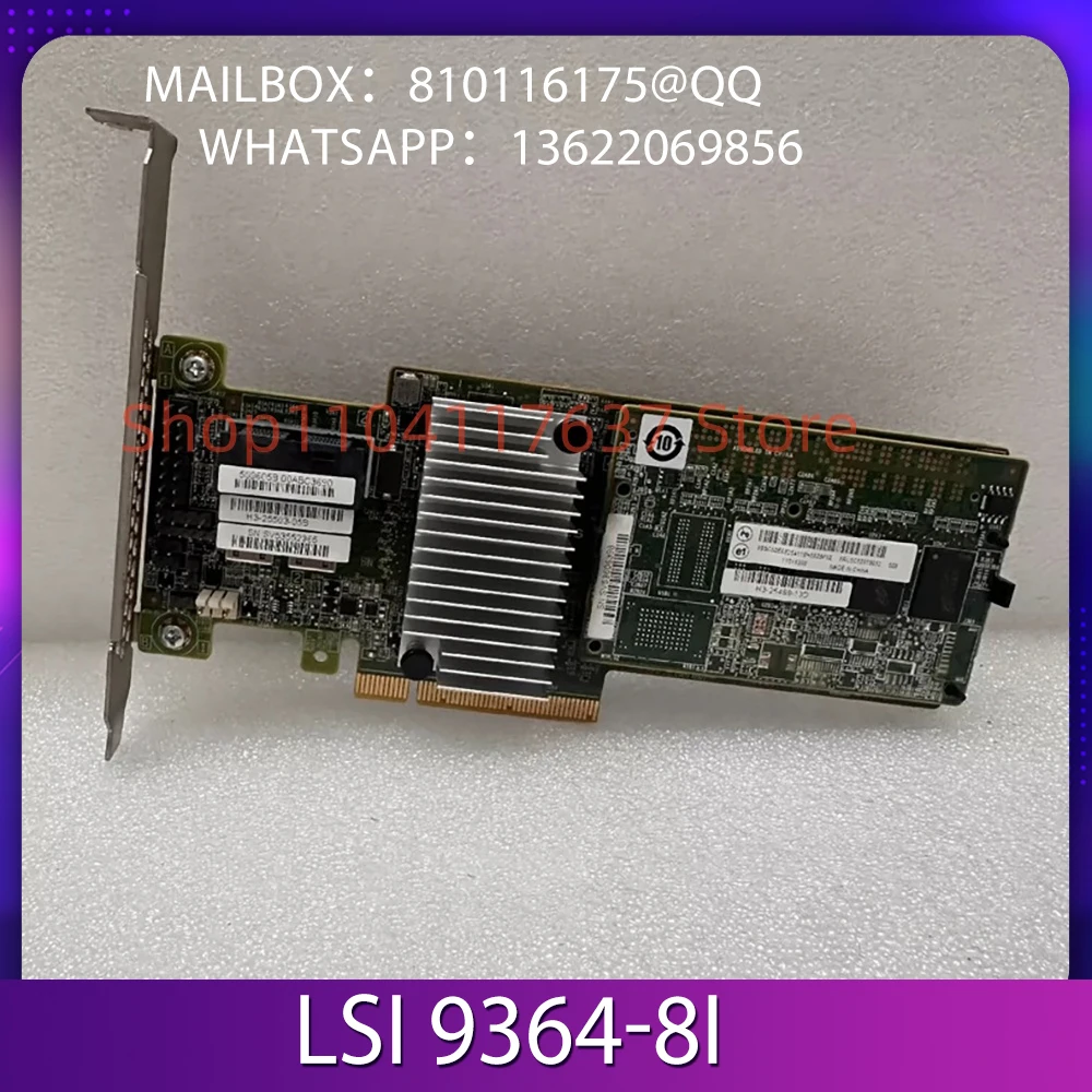 LSI 9364-8i для контроллера LSI SAS3108 SAS SATA 12 ГБ/S 03T6792 H3-25503-05B 1 ГБ карта массива RAID-карта
LSI 9364-8i для контроллера LSI SAS3108 SAS SATA 12 ГБ/S 03T6792 H3-25503-05B 1 ГБ карта массива RAID-карта