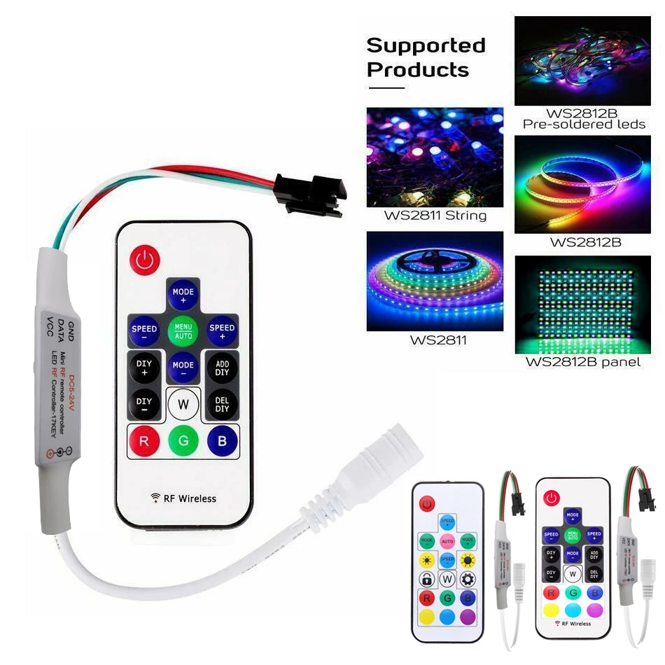 14 клавиш 17 клавиш 21 клавиша RGB DC светодиодный пиксельный контроллер света для WS2811 WS2812B SK6812 1903 SPI светодиодный с пультом дистанционного управления DC5-24V
14 клавиш 17 клавиш 21 клавиша RGB DC светодиодный пиксельный контроллер света для WS2811 WS2812B SK6812 1903 SPI светодиодный с пультом дистанционного управления DC5-24V