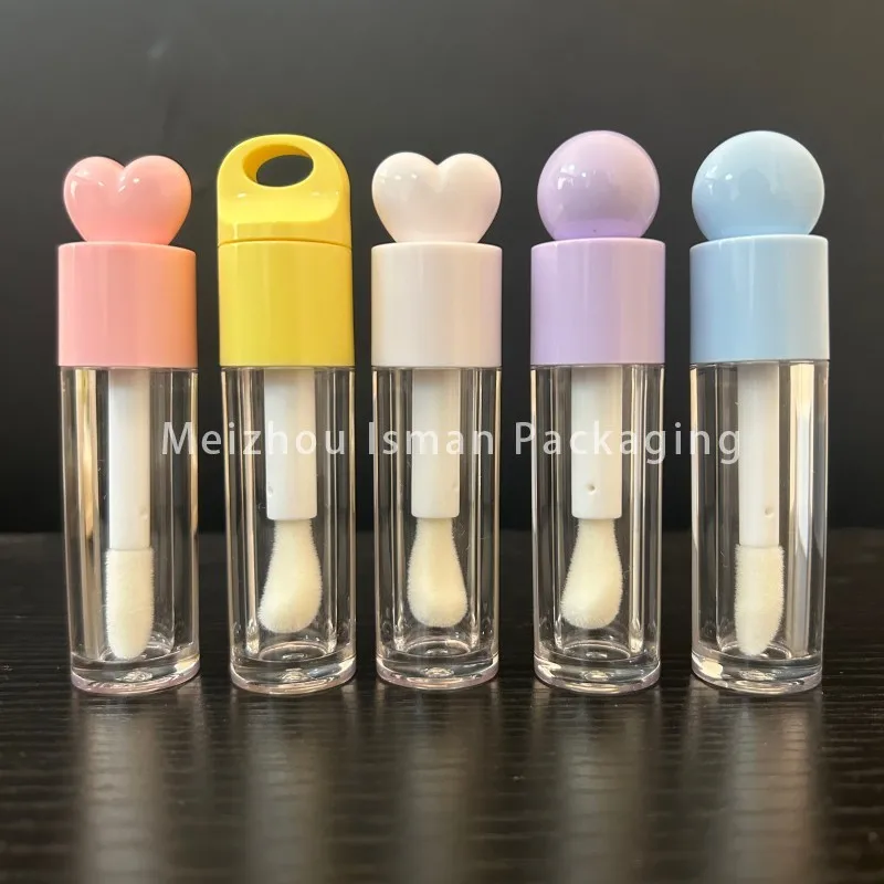 50Pcs Hot Selling Key Chain Heart Lid 4ML Lip Oil Bottle 6ml Empty Cosmetic Lip Gloss Tube Packaging With Big Brush Wand
50Pcs Hot Selling Key Chain Heart Lid 4ML Lip Oil Bottle 6ml Empty Cosmetic Lip Gloss Tube Packaging With Big Brush Wand