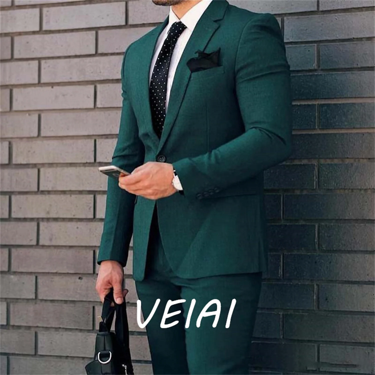 Customized2 Pieces Dark Green Male Suit For Men 2023 Slim Fit Notch Lapel Groom Tuxedo Custom Costume Homme Mariage (Blazer + Pa
Customized2 Pieces Dark Green Male Suit For Men 2023 Slim Fit Notch Lapel Groom Tuxedo Custom Costume Homme Mariage (Blazer + Pa
