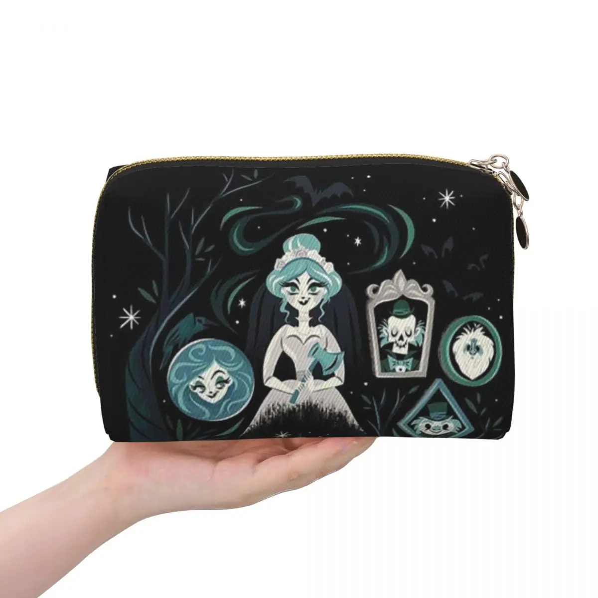 Особняк с привидениями, растягивающаяся женская косметичка, дорожный органайзер для макияжа, сумка для хранения туалетных принадлежностей, Dopp Kit Box
Особняк с привидениями, растягивающаяся женская косметичка, дорожный органайзер для макияжа, сумка для хранения туалетных принадлежностей, Dopp Kit Box