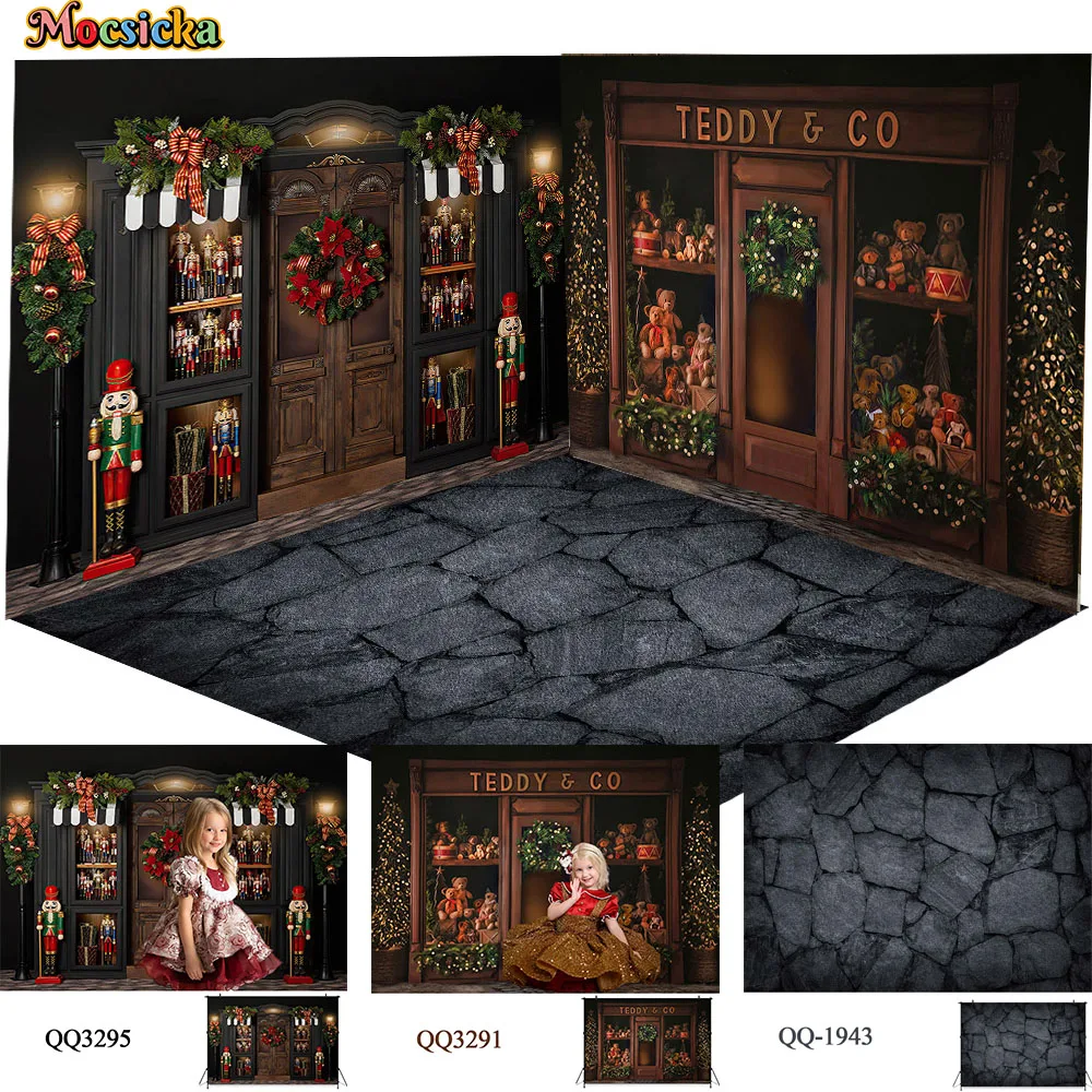 Christmas Toy Bear Gift Shop Poster Background Garland Xmas Tree Decor Backdrop Studio Photography Prop Children Portrait Photo
Christmas Toy Bear Gift Shop Poster Background Garland Xmas Tree Decor Backdrop Studio Photography Prop Children Portrait Photo