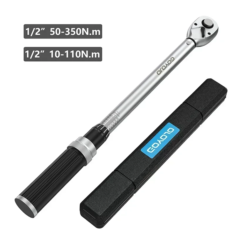10-110N.m 50-350N.m Professional Torque Wrench 1/2” Square Drive Key Pro Torque Wrench for Bicycle Automotive Repair Tool
10-110N.m 50-350N.m Professional Torque Wrench 1/2” Square Drive Key Pro Torque Wrench for Bicycle Automotive Repair Tool