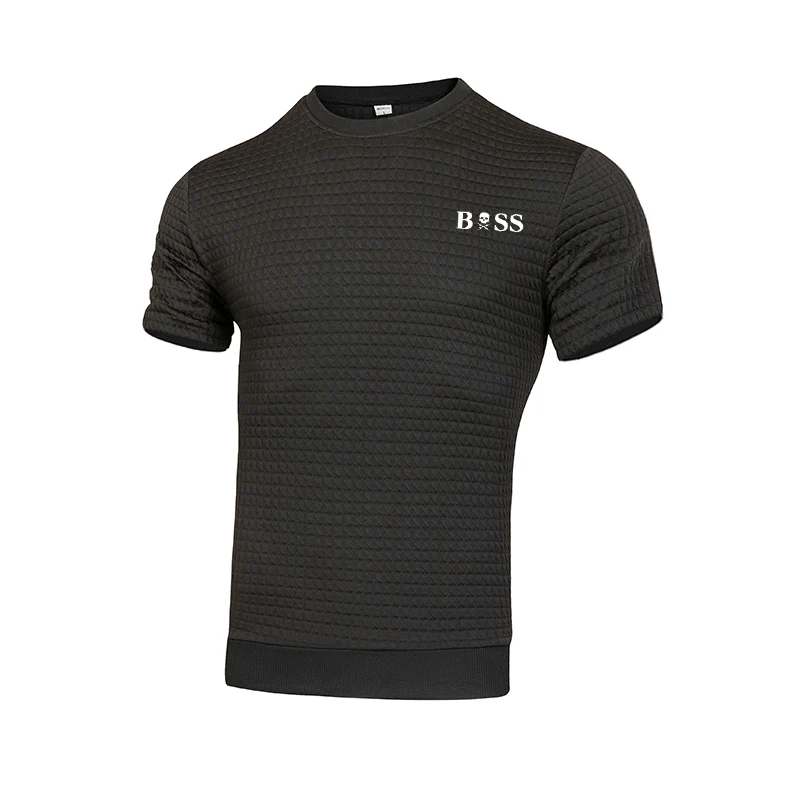 Fashionable And Casual Style Short Sleeved Top Shirt Minimalist Slim Fit Round Neck Waffle Men's Clothing
Fashionable And Casual Style Short Sleeved Top Shirt Minimalist Slim Fit Round Neck Waffle Men's Clothing