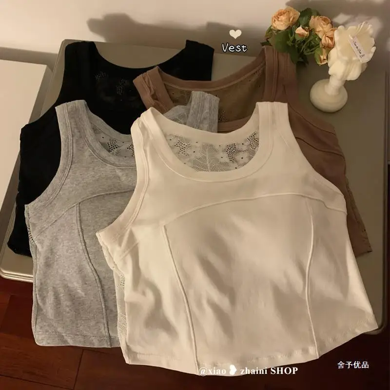 Women's Cotton Underwear Sexy Lace Top Woman Solid Color Comfort Suspender Girl's Outerwear Fashion Tank Up Female Lingerie
Women's Cotton Underwear Sexy Lace Top Woman Solid Color Comfort Suspender Girl's Outerwear Fashion Tank Up Female Lingerie