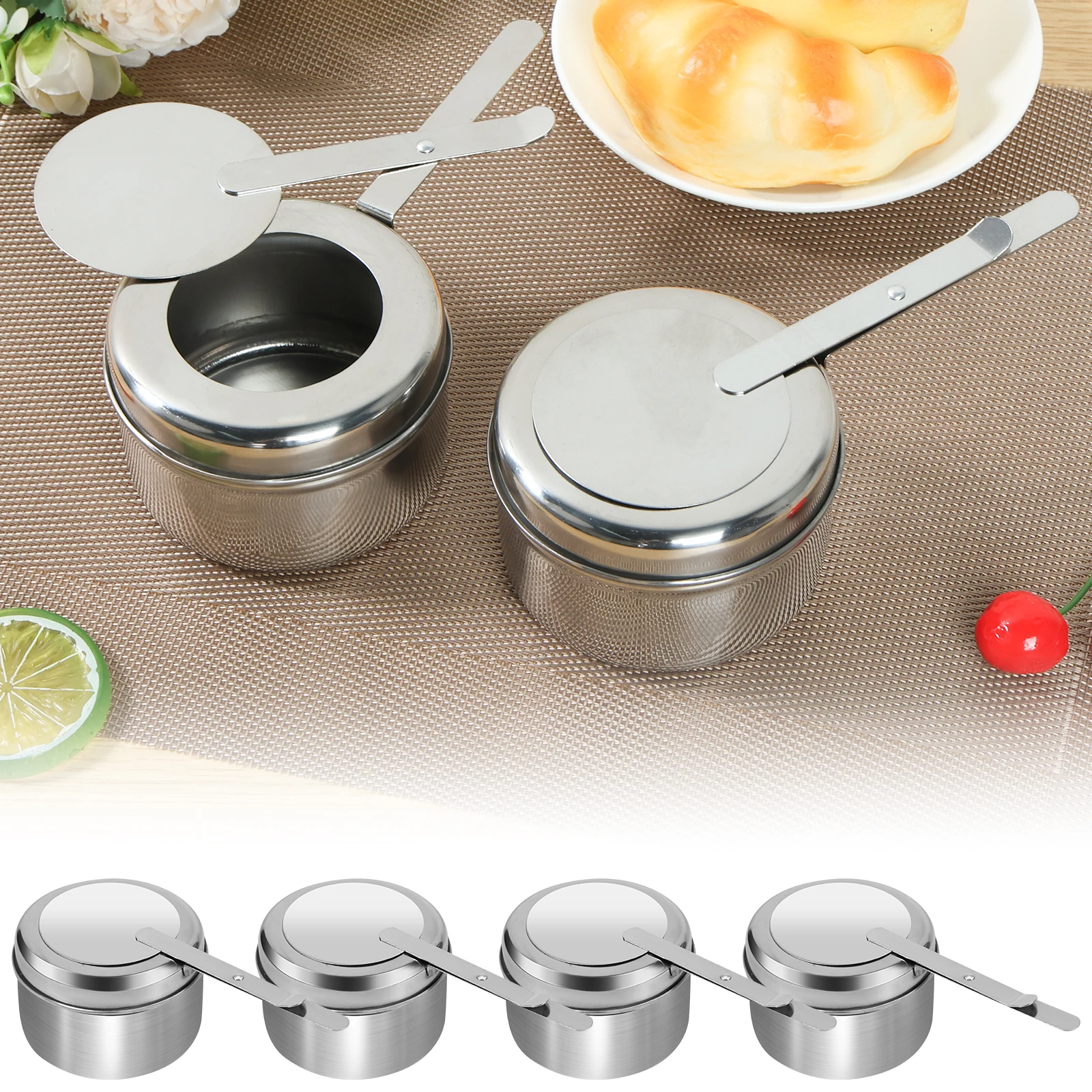 6Pcs Chafing Fuel Holder Stainless Steel Fuel Holder with Safety Cover Round Chafe Wick Fuel Holder Rustproof Canned Heat Fuel
6Pcs Chafing Fuel Holder Stainless Steel Fuel Holder with Safety Cover Round Chafe Wick Fuel Holder Rustproof Canned Heat Fuel