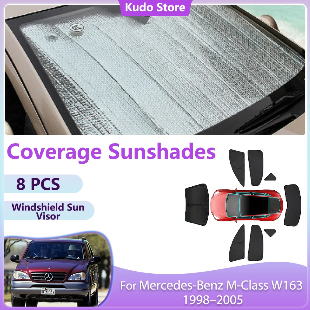 Солнцезащитные очки с полным покрытием для Mercedes-Benz M-Class W163 1998-2005, задние боковые окна автомобиля, солнцезащитный козырек, занавески, аксессуары
Солнцезащитные очки с полным покрытием для Mercedes-Benz M-Class W163 1998-2005, задние боковые окна автомобиля, солнцезащитный козырек, занавески, аксессуары