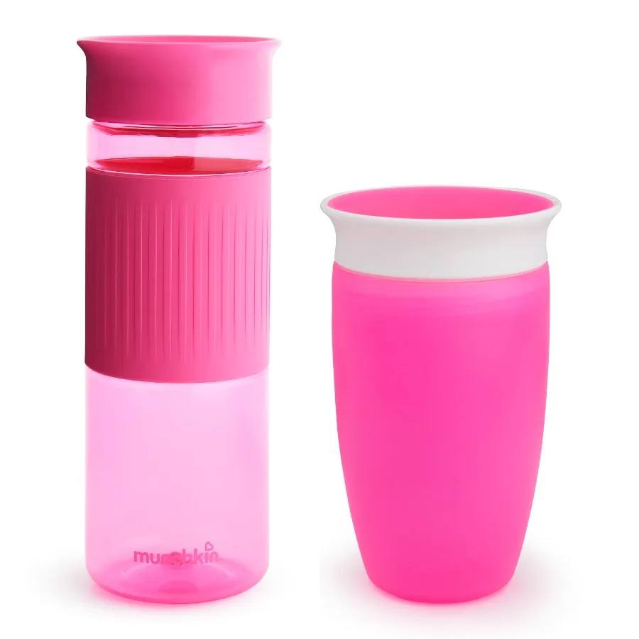 ® Miracle® 360° Toddler and Adult Set, 2 Pack, 24 oz and 10 oz, Pink, Unisex
® Miracle® 360° Toddler and Adult Set, 2 Pack, 24 oz and 10 oz, Pink, Unisex