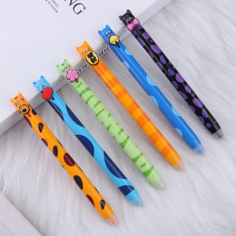 36pcs/lot Kawaii Cat Erasable Gel Pen Cute 0.5mm Blue Ink Signature Pens School Writing Supplies
36pcs/lot Kawaii Cat Erasable Gel Pen Cute 0.5mm Blue Ink Signature Pens School Writing Supplies