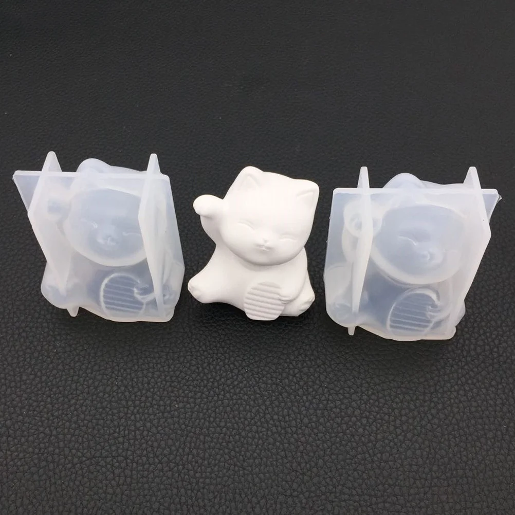 1Pcs Fortune Cat Epoxy Mold Silicone DIY Mould 3D Resin Craft for Handmade Pendant Making Tear-Resistant Flexible
1Pcs Fortune Cat Epoxy Mold Silicone DIY Mould 3D Resin Craft for Handmade Pendant Making Tear-Resistant Flexible
