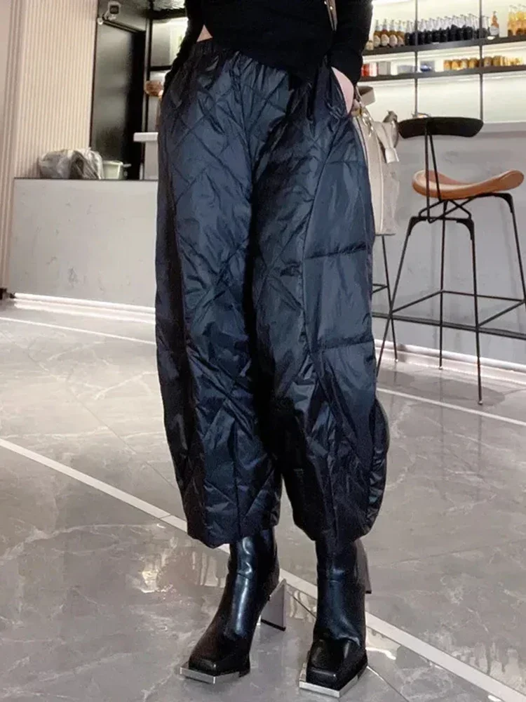 2024 Down Cotton WarmThicken Harem Capris Pants Casual Thick Windproof Fluffy Women Pantalones Snow Wear High Waist Spodnie
2024 Down Cotton WarmThicken Harem Capris Pants Casual Thick Windproof Fluffy Women Pantalones Snow Wear High Waist Spodnie
