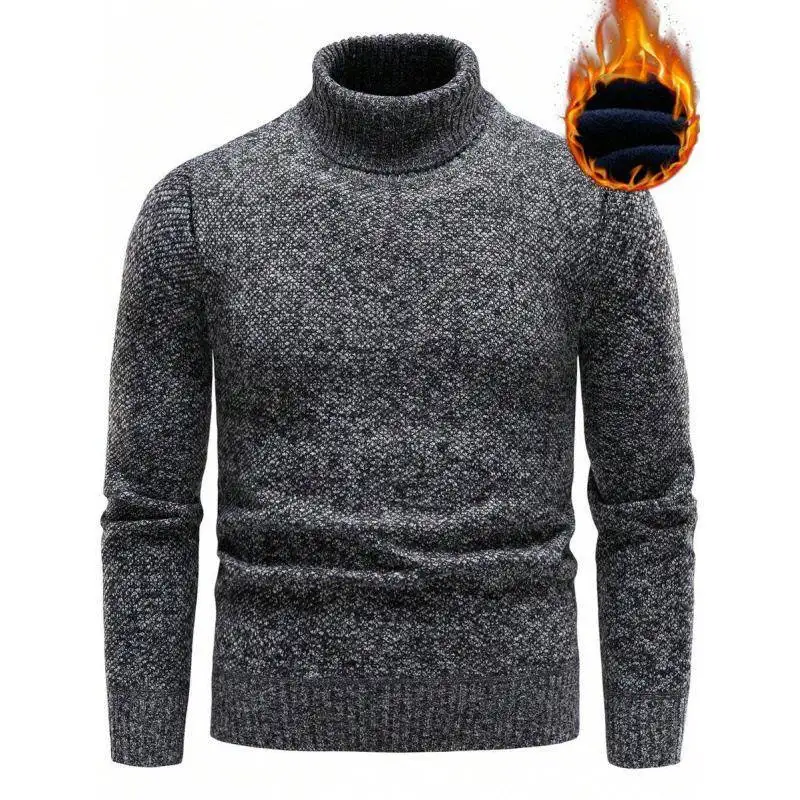 Fleece Lined Turtleneck Neck Sweater Men's Winter Fashion Inner Wear Batwing Sleeve Embedded Pattern Non-Shrinking
Fleece Lined Turtleneck Neck Sweater Men's Winter Fashion Inner Wear Batwing Sleeve Embedded Pattern Non-Shrinking
