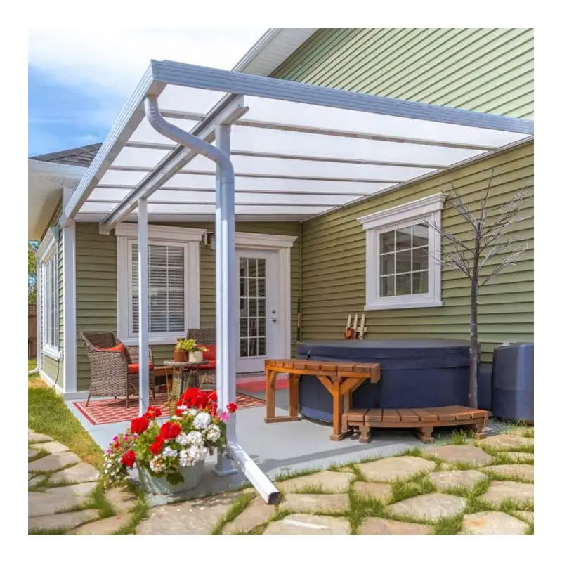 Customization Waterproof Outdoor Aluminum Frame Polycarbonate Canopy Balcony Awning Patio Covering
Customization Waterproof Outdoor Aluminum Frame Polycarbonate Canopy Balcony Awning Patio Covering