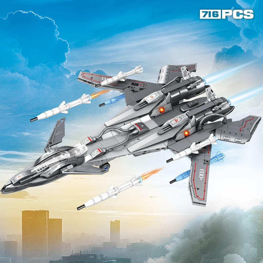 Sci-fi Space Fighter Jet Building Blocks STEM Educational DIY Aircraft Model Construction Toy Collectible Gift Christmas Gift
Sci-fi Space Fighter Jet Building Blocks STEM Educational DIY Aircraft Model Construction Toy Collectible Gift Christmas Gift