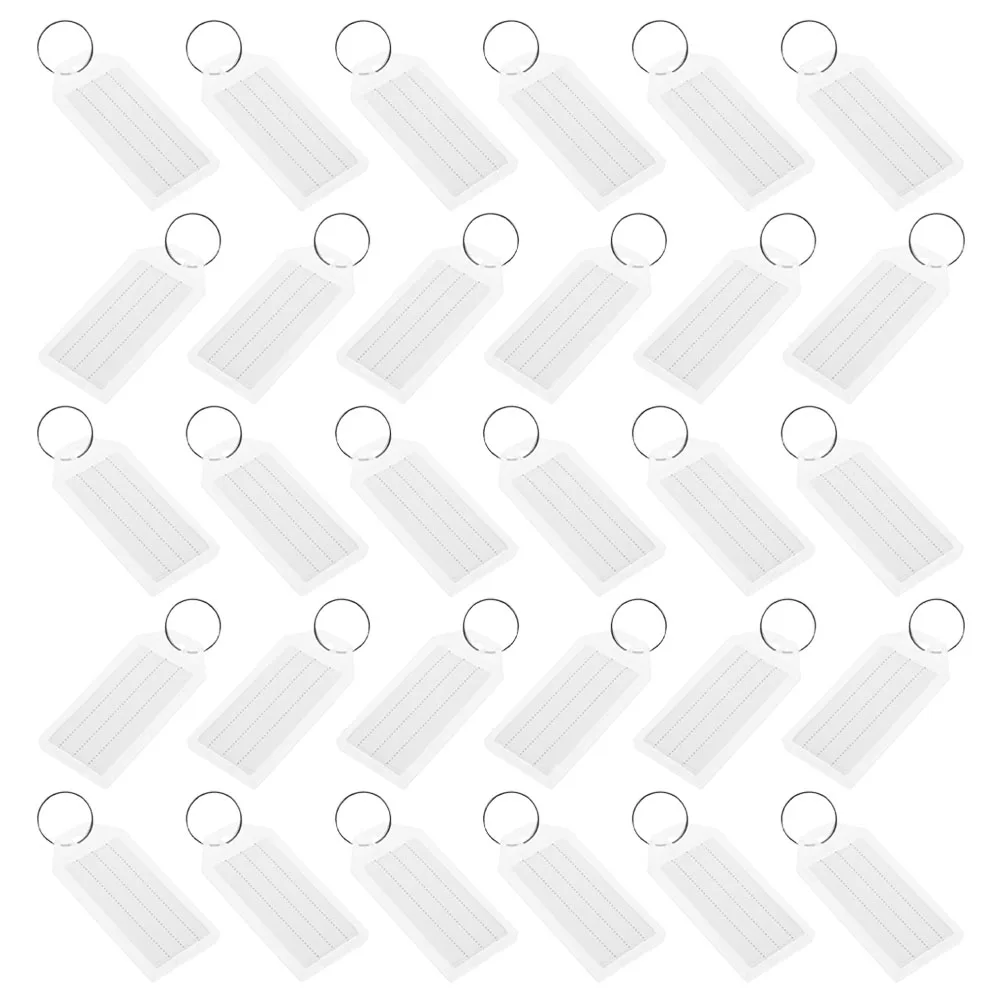 50 pcs Key Tags Luggage Labels Split Ring Blank Travel Gear Waterproof Suitcase Identification Tag Holders
50 pcs Key Tags Luggage Labels Split Ring Blank Travel Gear Waterproof Suitcase Identification Tag Holders