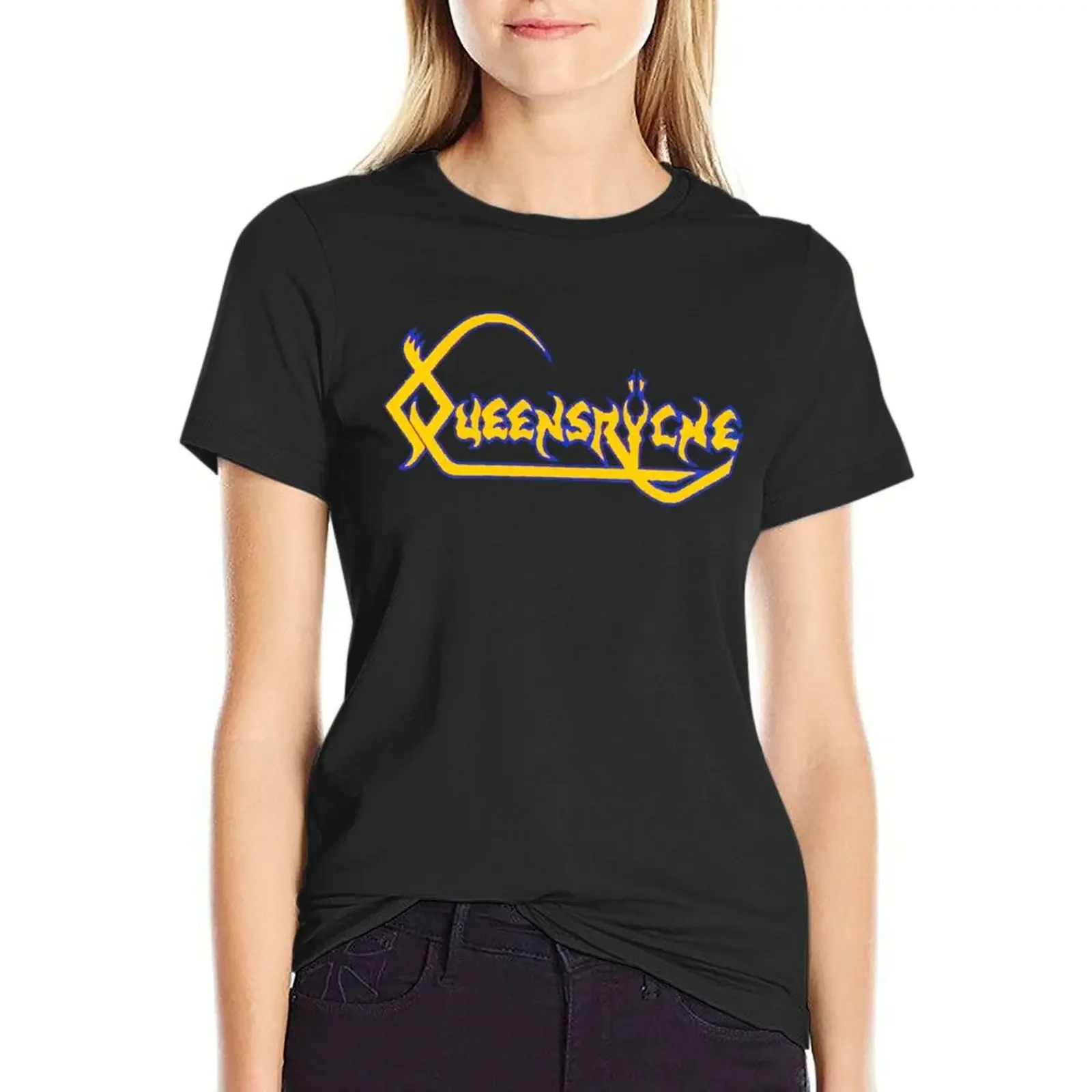 Queensryche rock koerangtoeroe band best logo T-shirt summer tops anime clothes t shirts for Women loose fit
Queensryche rock koerangtoeroe band best logo T-shirt summer tops anime clothes t shirts for Women loose fit