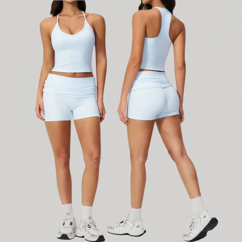Women's Clothing Sets Brushed Yoga Leggings Set With Straps Beauty Back Women's Clothing 2026 Trend Fitness Running Sports Suits
Women's Clothing Sets Brushed Yoga Leggings Set With Straps Beauty Back Women's Clothing 2026 Trend Fitness Running Sports Suits