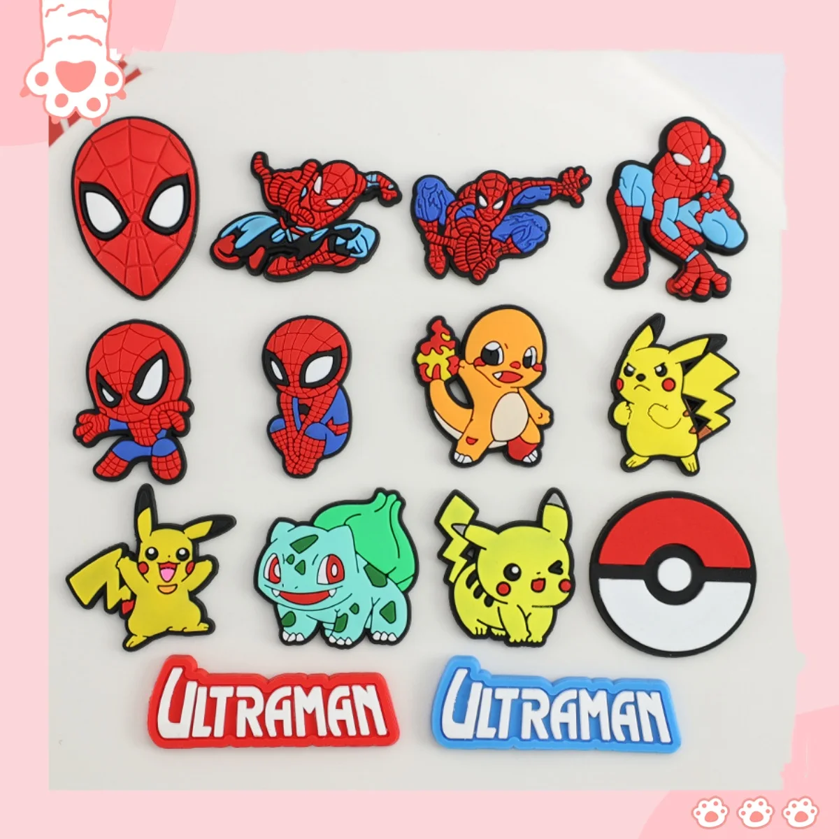 Marvel Spider-Man Anime Peripherals Cute Pikachu Soft Accessories Mobile Phone Case Water Cup Diy Cartoon Patch Men and Women
Marvel Spider-Man Anime Peripherals Cute Pikachu Soft Accessories Mobile Phone Case Water Cup Diy Cartoon Patch Men and Women