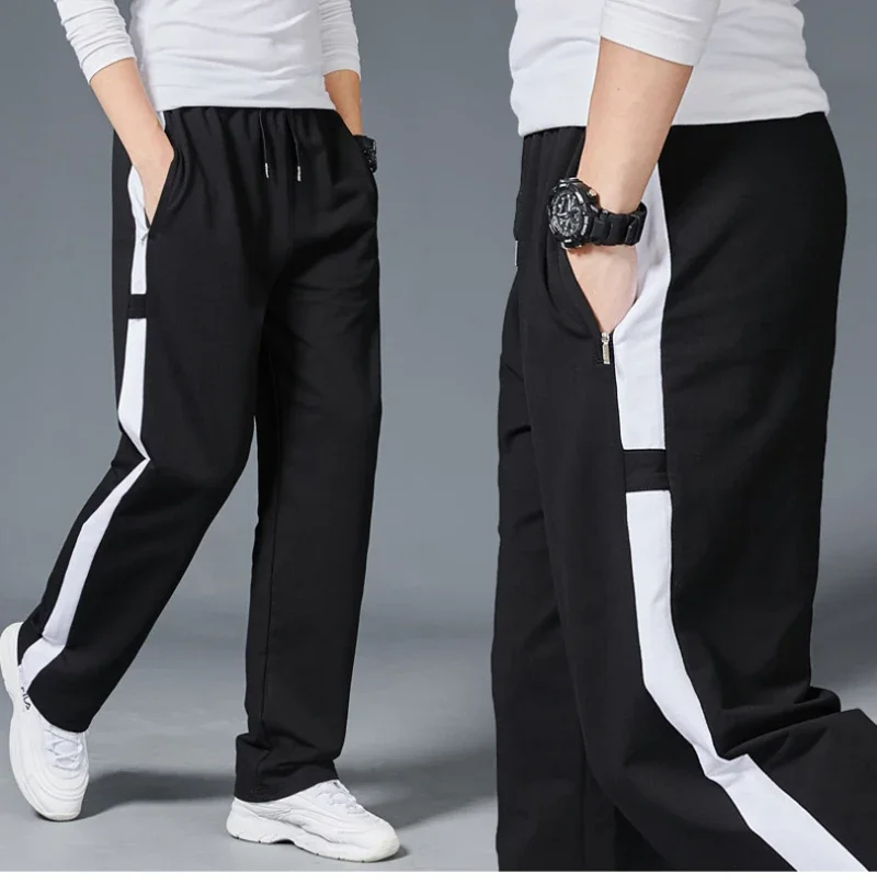 Men Cotton Sports Running Stripe Sweatpants Fitness Training Pants Mens Outdoors Straight Trousers Tracksuit Jogging Sportswear
Men Cotton Sports Running Stripe Sweatpants Fitness Training Pants Mens Outdoors Straight Trousers Tracksuit Jogging Sportswear