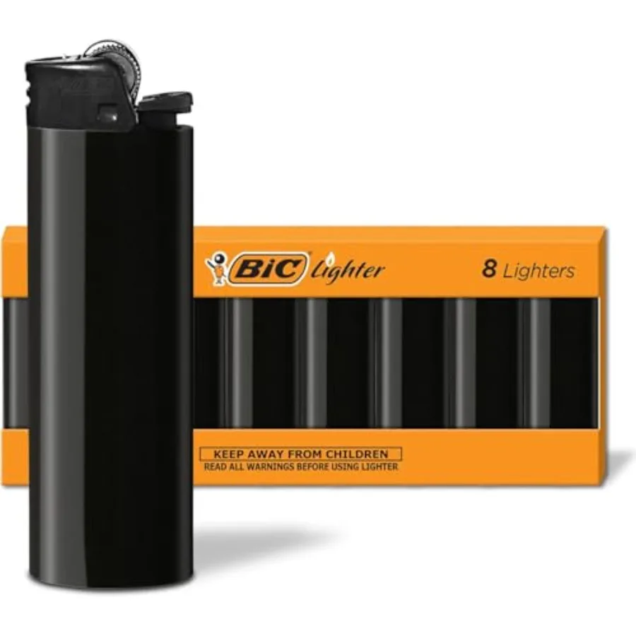 Maxi Pocket Lighters, Safe and Reliable, Long-Lasting Pocket Lighters for Everyday Use, All-Black, 8-Pack
Maxi Pocket Lighters, Safe and Reliable, Long-Lasting Pocket Lighters for Everyday Use, All-Black, 8-Pack