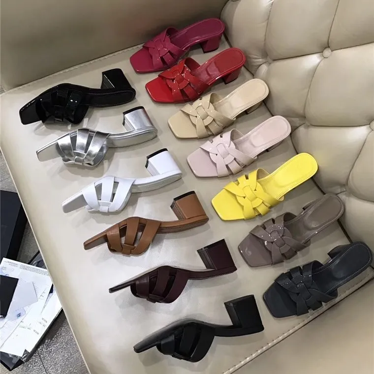 Knitted Sandals Woman Luxury Middle High Heels Mules Lady Sexy Party Slippers Slip-on Design Summer Shoes
Knitted Sandals Woman Luxury Middle High Heels Mules Lady Sexy Party Slippers Slip-on Design Summer Shoes