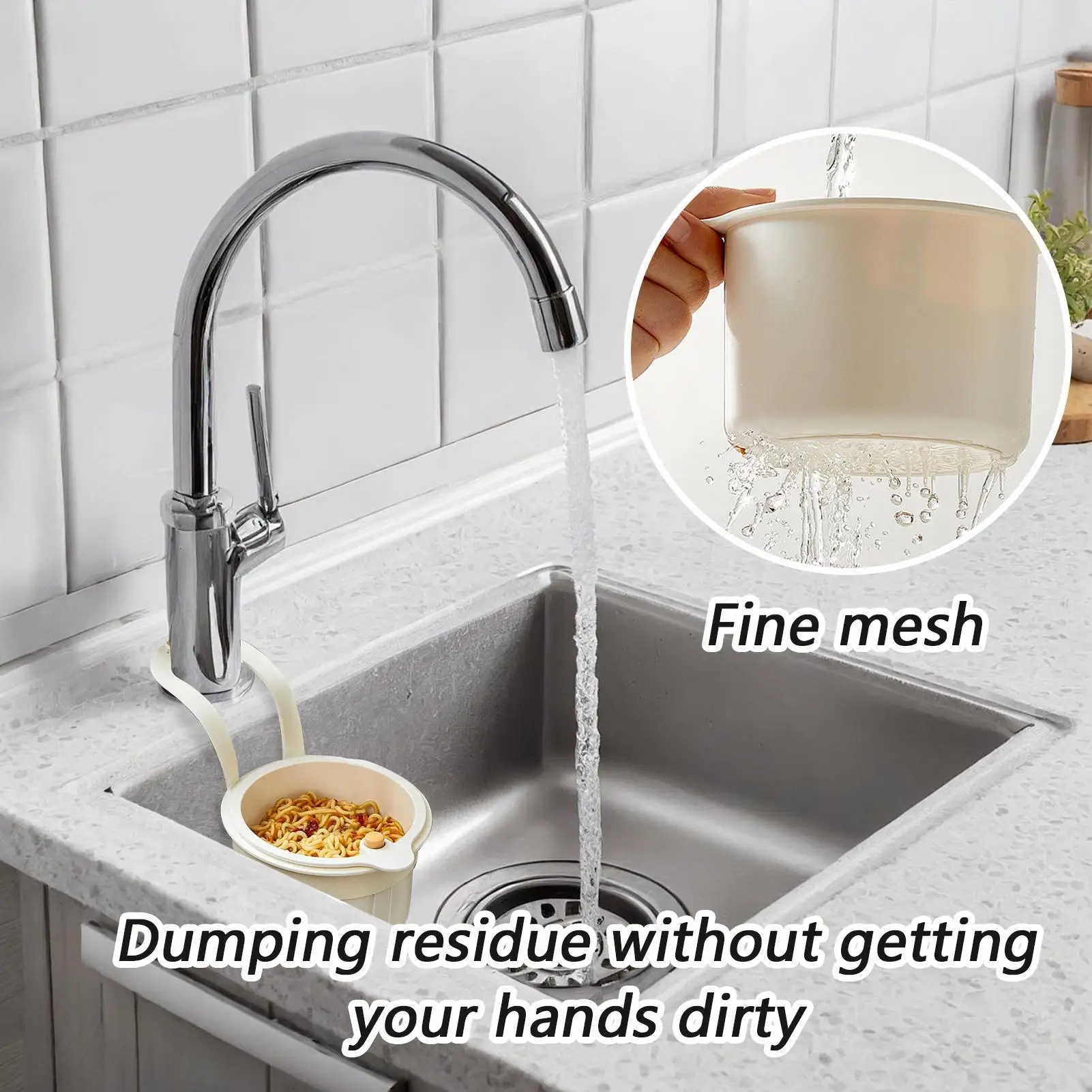 1Pc Kitchen Sink Strainer Basket Hangable Filter Basket Food Catcher Waste Filter Tools For Wash Fruit Restaurant Bar Buffet
1Pc Kitchen Sink Strainer Basket Hangable Filter Basket Food Catcher Waste Filter Tools For Wash Fruit Restaurant Bar Buffet
