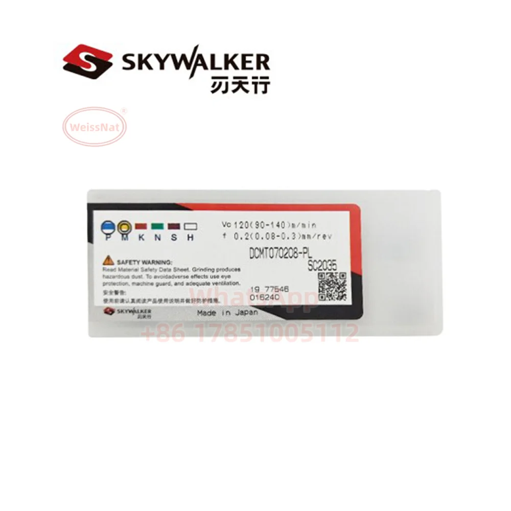 SKYWALKER DCMT070204 DCMT11T304-PL SC4025 SC2035 SC4010 WT2200 Carbide Insert DCMT Inserts
SKYWALKER DCMT070204 DCMT11T304-PL SC4025 SC2035 SC4010 WT2200 Carbide Insert DCMT Inserts