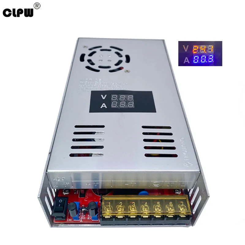 AC110V 220V до DC12V 24V 36V 48V 60v 72v 600W Источник питания постоянного тока Регулируемый ток напряжения для зарядки аккумулятора
AC110V 220V до DC12V 24V 36V 48V 60v 72v 600W Источник питания постоянного тока Регулируемый ток напряжения для зарядки аккумулятора